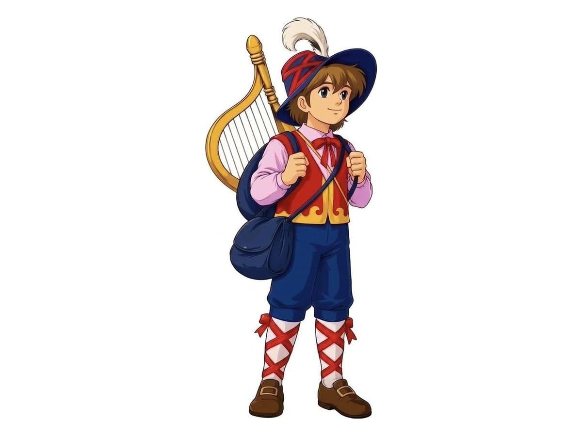 Remi Character Embroidery - Original Artwork